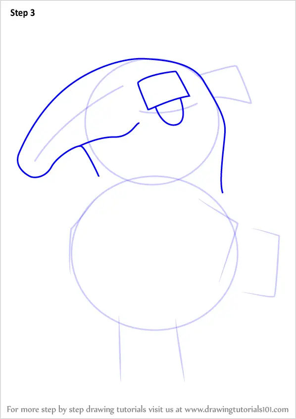 How To Draw Cyrano From Animal Crossing (animal Crossing) Step By Step 