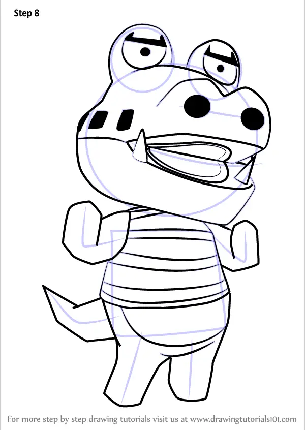 How to Draw Del from Animal Crossing (Animal Crossing) Step by Step ...