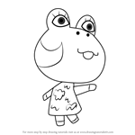 How to Draw Diva from Animal Crossing