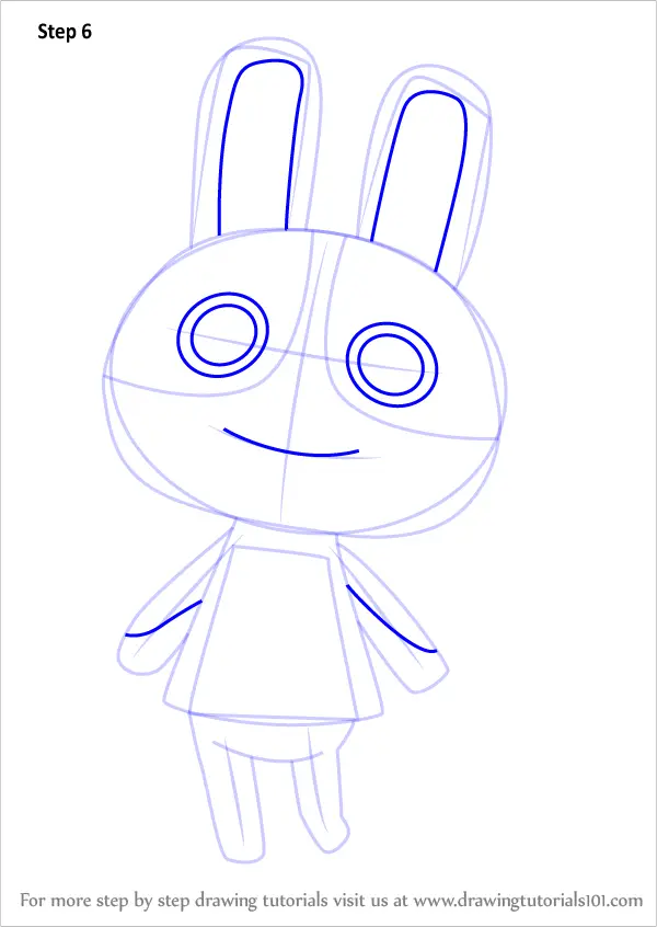 How to Draw Dotty from Animal Crossing (Animal Crossing) Step by Step ...