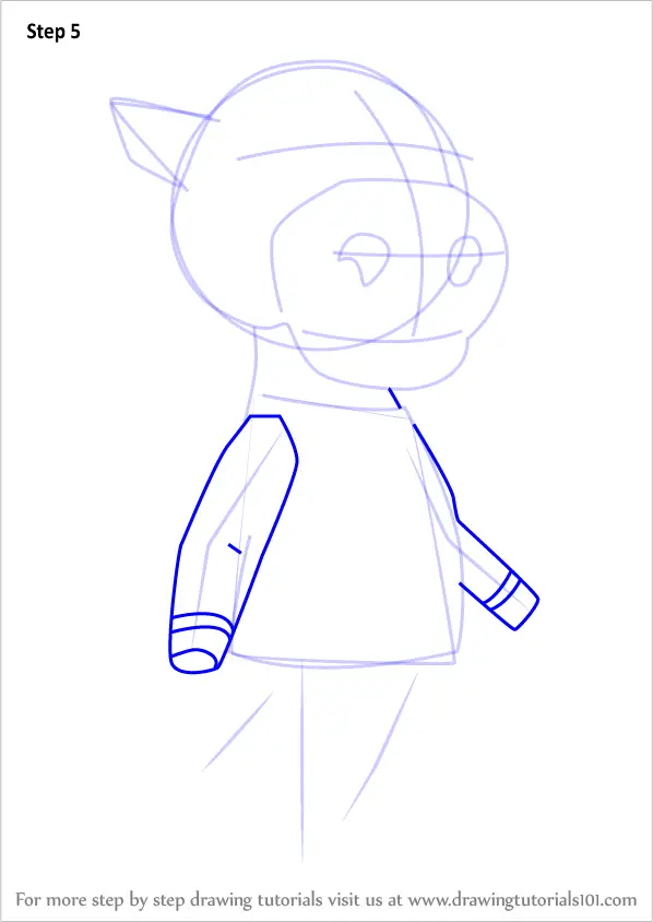 How to Draw Elmer from Animal Crossing (Animal Crossing) Step by Step ...