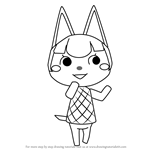 How to Draw Felicity from Animal Crossing