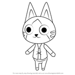 How to Draw Felyne from Animal Crossing