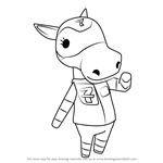 How to Draw Filly from Animal Crossing