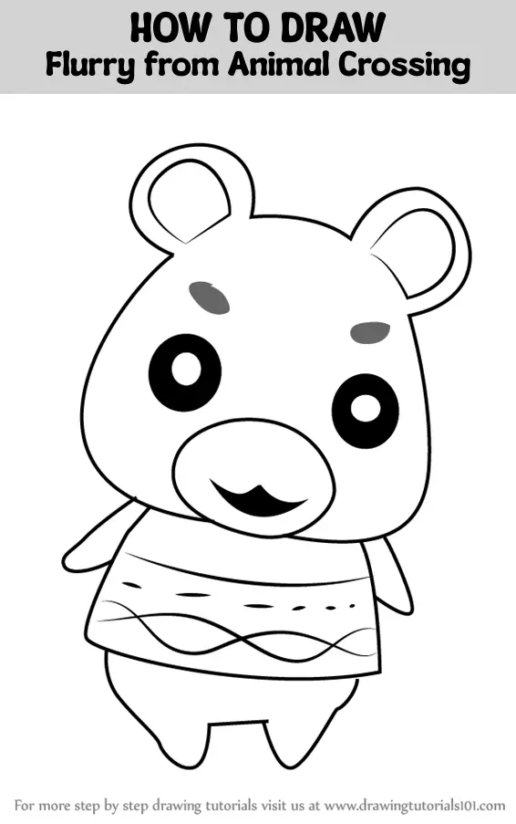 How to Draw Flurry from Animal Crossing (Animal Crossing) Step by Step ...