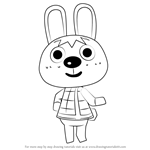 How to Draw Gabi from Animal Crossing