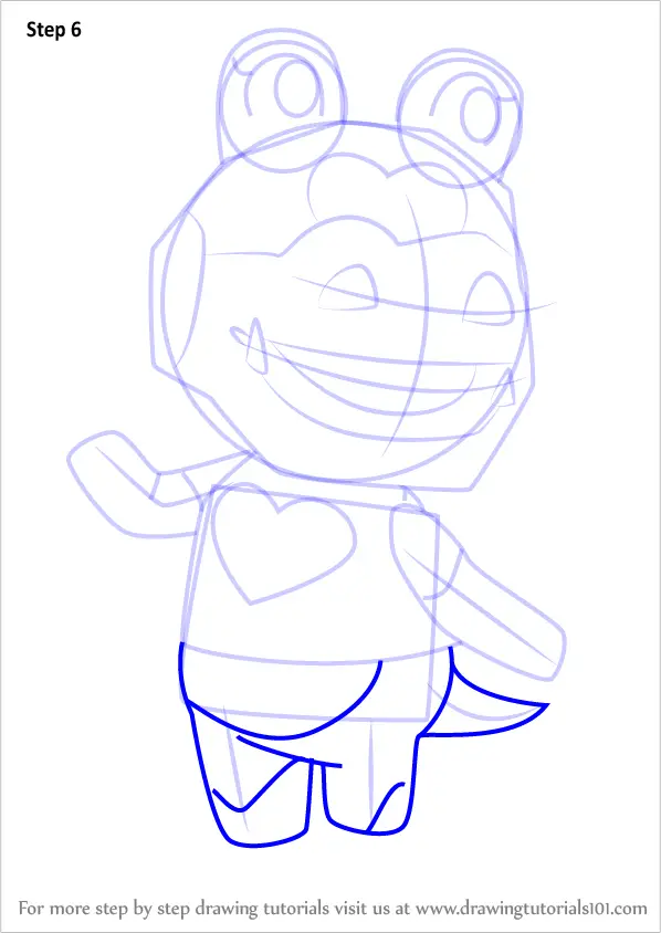 Step by Step How to Draw Gayle from Animal Crossing ...