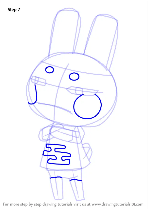 How To Draw Genji From Animal Crossing (animal Crossing) Step By Step 