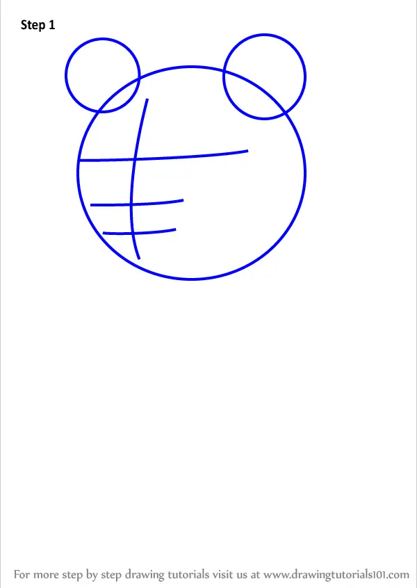 How to Draw Grizzly from Animal Crossing (Animal Crossing) Step by Step ...