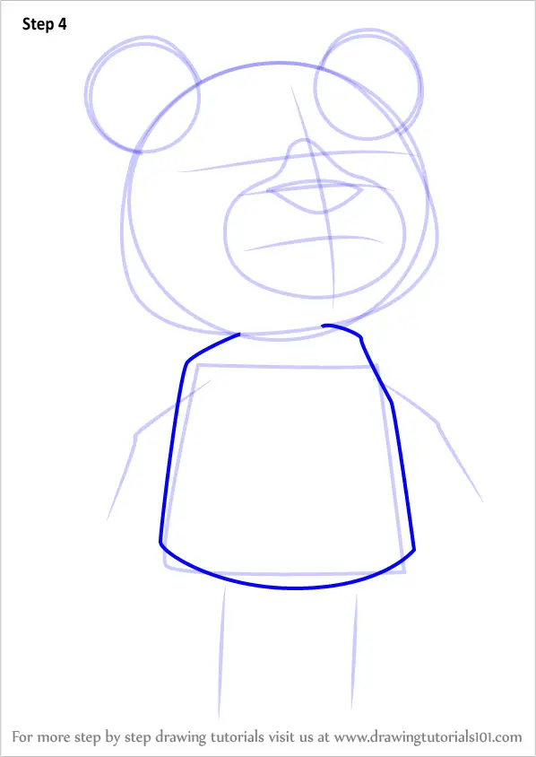 How to Draw Groucho from Animal Crossing (Animal Crossing) Step by Step ...