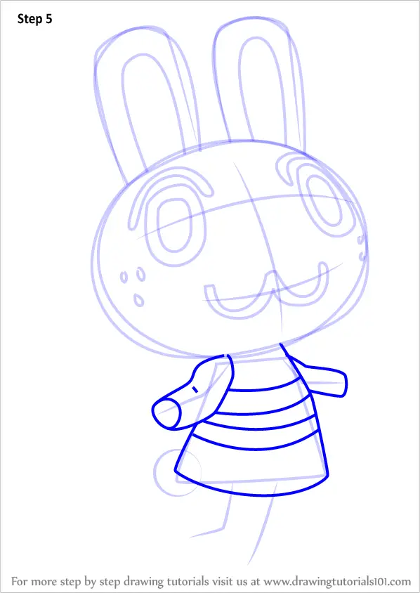 How to Draw Hopkins from Animal Crossing (Animal Crossing) Step by Step ...