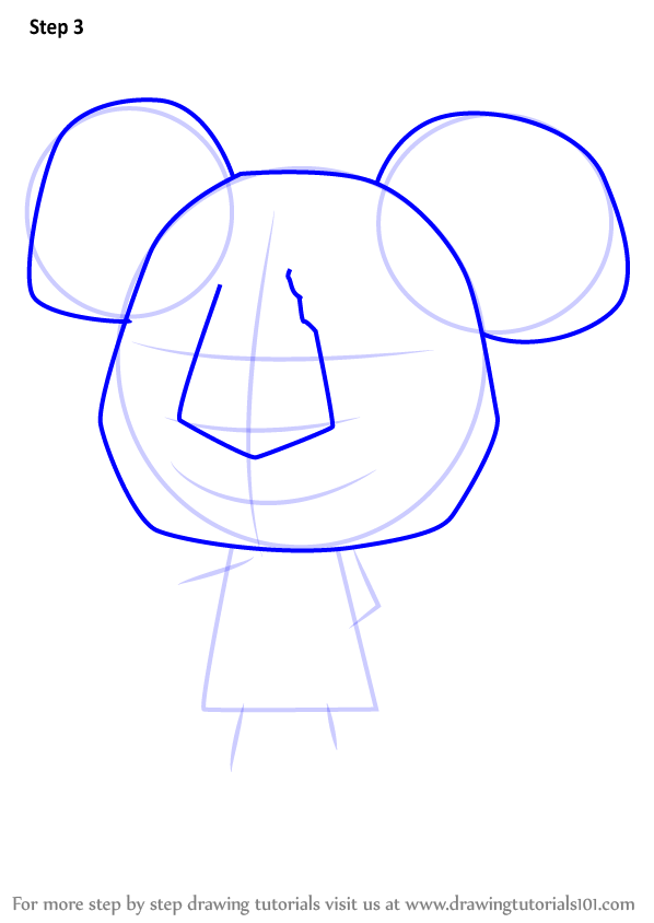 Learn How to Draw Huggy from Animal Crossing (Animal Crossing) Step by