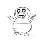 How to Draw Iggly from Animal Crossing