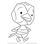 How to Draw Jacob from Animal Crossing