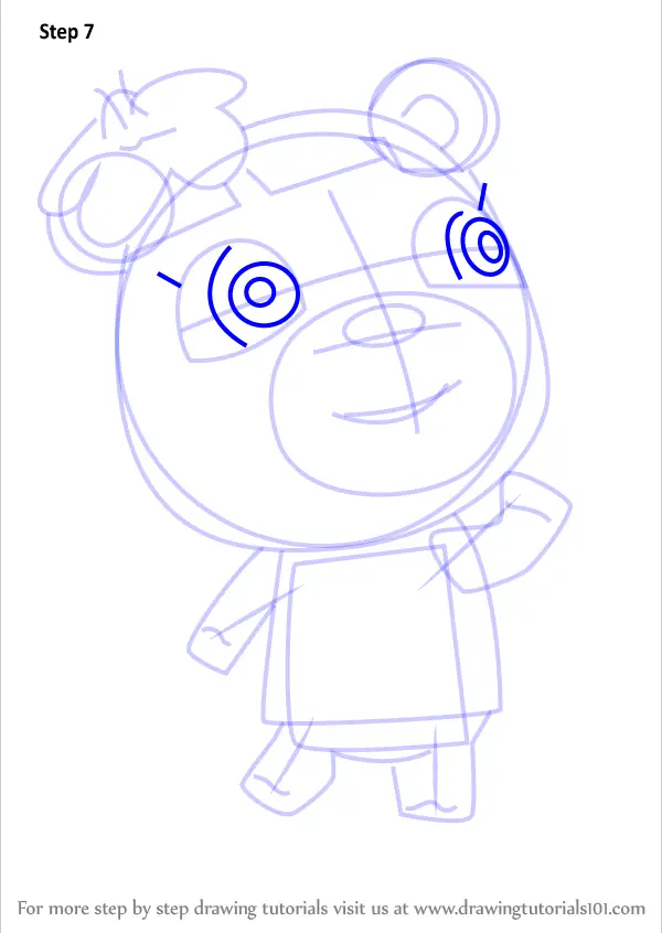 How to Draw June from Animal Crossing (Animal Crossing) Step by Step ...