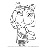 How to Draw Katrina from Animal Crossing