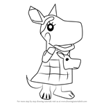 How to Draw Marcie from Animal Crossing