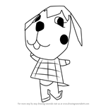 How to Draw Megumi from Animal Crossing