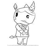 How to Draw Merengue from Animal Crossing