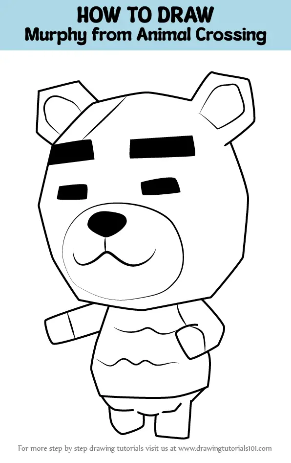 How to Draw Murphy from Animal Crossing (Animal Crossing) Step by Step ...