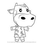 How to Draw Norma from Animal Crossing