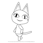 How to Draw Olivia from Animal Crossing