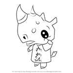 How to Draw Patricia from Animal Crossing