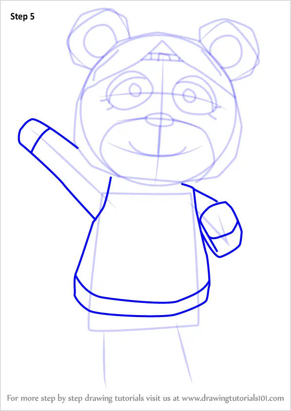 How to Draw Paula from Animal Crossing (Animal Crossing) Step by Step ...