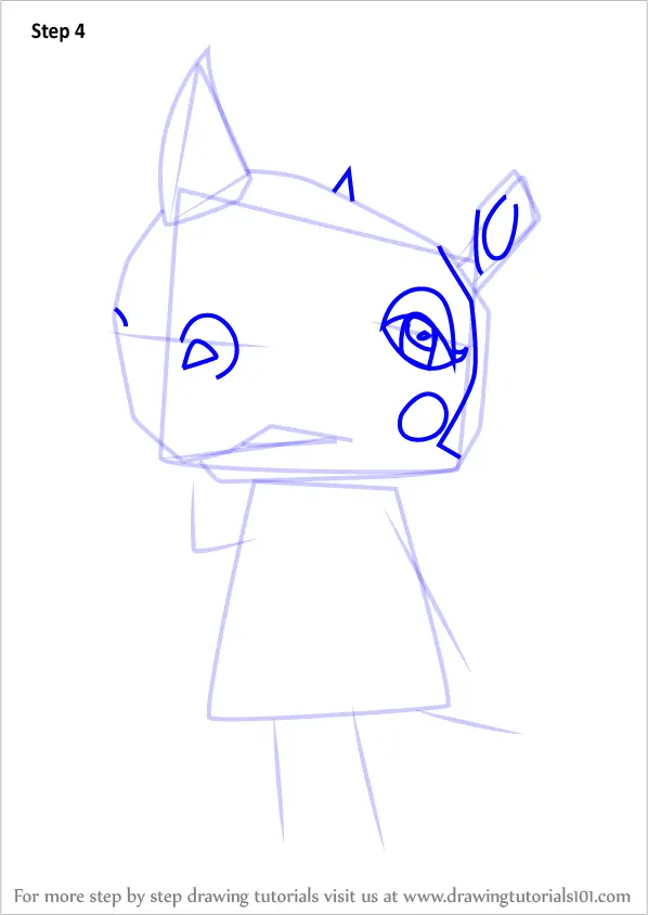 How to Draw Rhonda from Animal Crossing (Animal Crossing) Step by Step ...