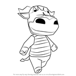 How to Draw Rodeo from Animal Crossing