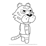 How to Draw Rolf from Animal Crossing