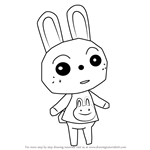 How to Draw Ruby from Animal Crossing