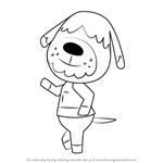 How to Draw Shep from Animal Crossing