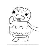 How to Draw Sprinkle from Animal Crossing