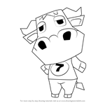 How to Draw Stu from Animal Crossing