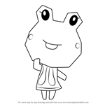 How to Draw Sunny from Animal Crossing