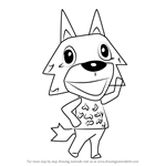 How to Draw Tarou from Animal Crossing
