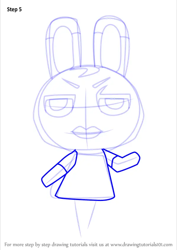 How to Draw Tiffany from Animal Crossing (Animal Crossing) Step by Step ...