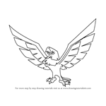 How to Draw Eagle from Animal Jam