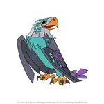 How to Draw Enchanted Eagle from Animal Jam