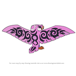 How to Draw Fearsome Falcon from Animal Jam