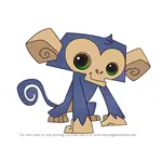 How to Draw Monkey from Animal Jam
