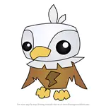 How to Draw Pet Eagle from Animal Jam
