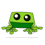 How to Draw Pet Frog from Animal Jam