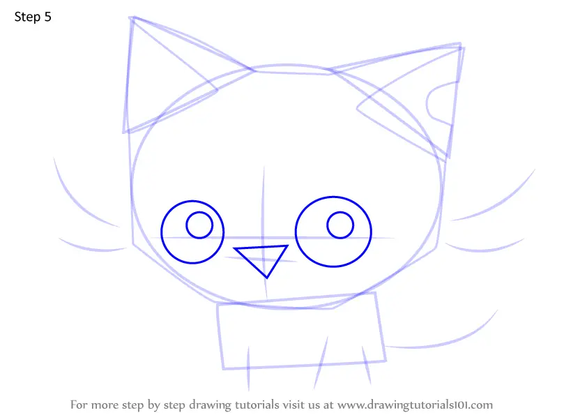 How to Draw Pet Kitty from Animal Jam (Animal Jam) Step by Step ...