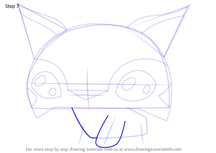 How to Draw Pet Lynx from Animal Jam (Animal Jam) Step by Step ...