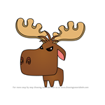 How to Draw Pet Moose from Animal Jam