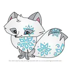 How to Draw Polar Arctic Fox from Animal Jam