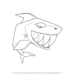 How to Draw Shark from Animal Jam