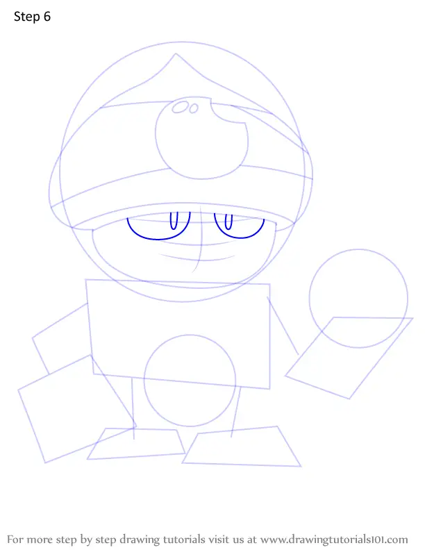 How To Draw Gene From Brawl Stars Brawl Stars Step By Step 6944